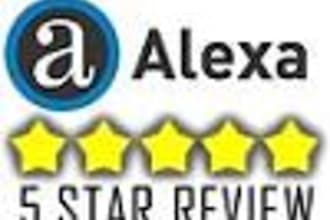 review and rate your website or page on Alexa within 24 hours