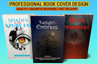 create custom ebook cover design for any genre or book type