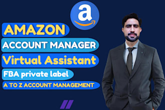be your amazon account manager and virtual assistant, amazon expert VA