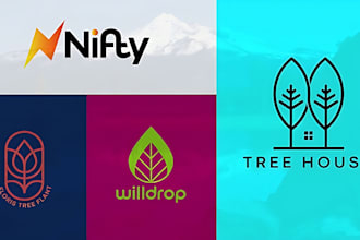 do modern unique minimalist business logo and line art design