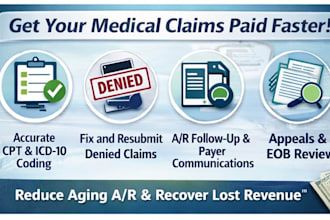manage medical billing, denials, appeals and unpaid claims