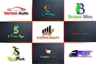 do modern and minimalist stunning business logo design