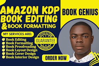 do amazon KDP book editing and formatting christian book editor ebook formatting
