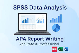 do spss data analysis with apa formatted report