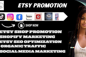 setup esty shop,  esty listing, esty digital product