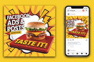 creative post design for instagram and facebook your brad