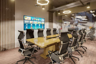 remodel conference room,office rendering,coworking space design,cgi meeting room