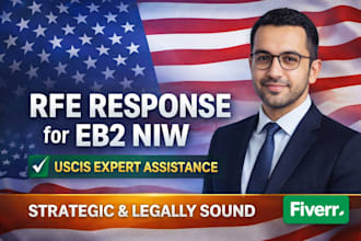 prepare eb1a eb2 niw rfe response tailored to uscis concerns