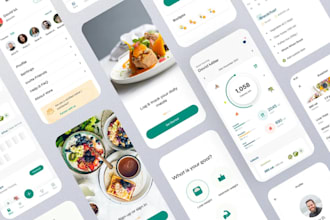 build calories tracking app, therapy ap, ai diabetes tracking app and website