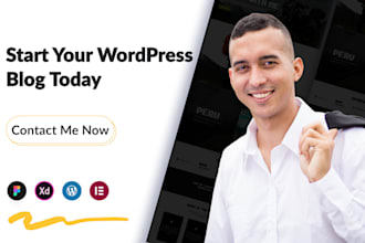 develop a responsive and SEO optimized wordpress blog
