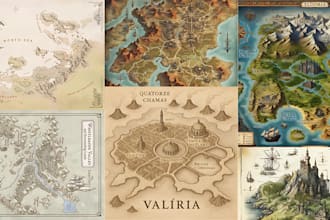 do map illustration map design fantasy map maker cartography city map vector map