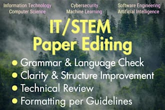 edit IT, software engineering, cybersecurity, computer science, or ai paper