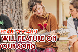 feature on your song as a female vocalist