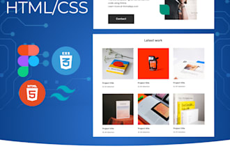 convert figma to HTML tailwind CSS website