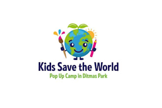 design creative hands camp logo