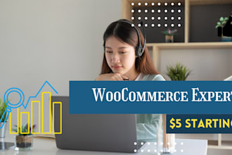 create a professional woocommerce wordpress online store with SEO