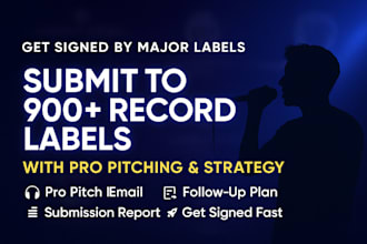 do record label music submission to top major record labels to get signed