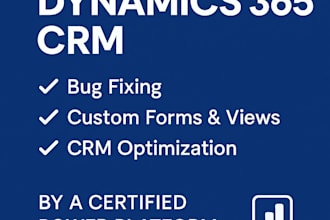 fix and optimize your microsoft dynamics 365 CRM issues