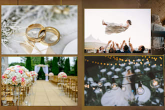 design beautiful and professional wedding album layouts