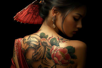 authentic japanese style tattoos for you