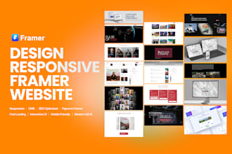 framer website design, landing page, or figma to framer site