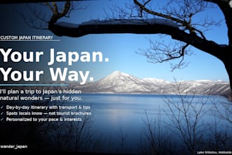 create a hidden nature itinerary for your japan trip