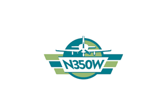 design traditional logo for a private plane company