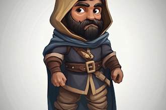 draw 2d game characters and game assets