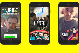design a cool snapchat geofilter