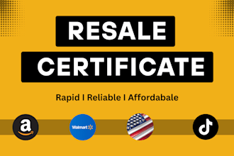 get resale certificate and seller permit in US