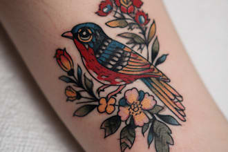 draw neo traditional and oldschool tattoo designs