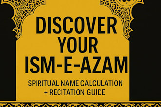calculate ism e azam of your name and guide when to recite