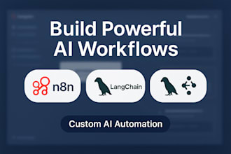 create custom ai agents with langchain langgraph n8n