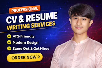 professionally create, redesign and ats resume CV