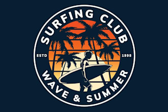 design a proffeional surf logo