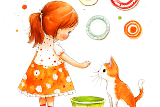 children book illustration and children book illustration