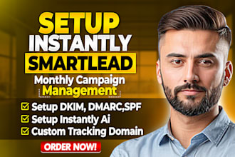 setup instantly ai for email warm up and cold email outreach