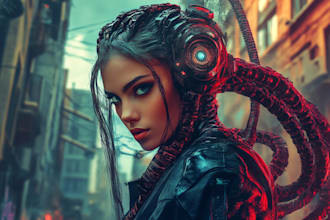 desing a complete fantasy or sci fi concept character