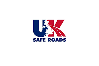 design modern future road safety logo