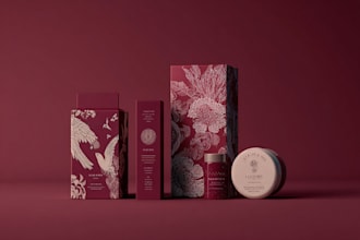 design a professional children product packaging