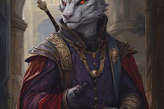 do 2d game art dnd character fantasy concept art game asset