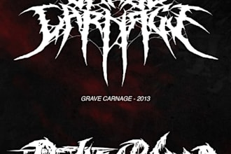 make a detailed extreme metal logo