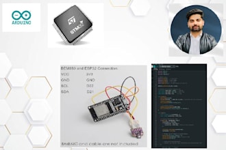 program arduino,stm32,esp32 with app development