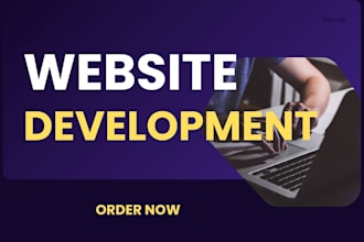 develop business website, full stack website development
