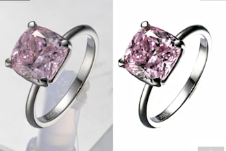 enhance jewelry photos with expert retouching and background cleanup