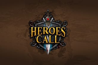 design creative fantasy game logo for mobile seeks