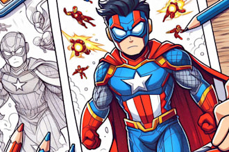 design characters and comic books