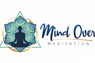 do abstract meditation logo design with unlimited revision in 12 hours