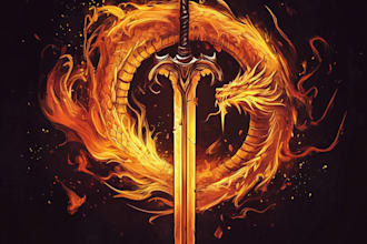 design a professional fantasy, rpg, scifi game, nft logo