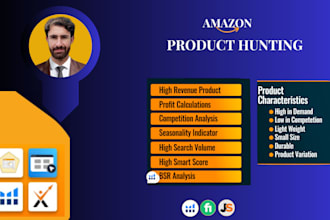 do amazon fba product research for USA, UK, and ca markets